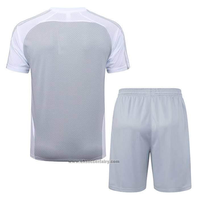 Tracksuit Real Madrid Short Sleeve 2025-2026 Grey - Shorts